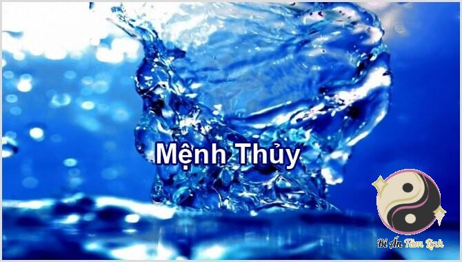 Người mệnh Thủy sinh năm nào?