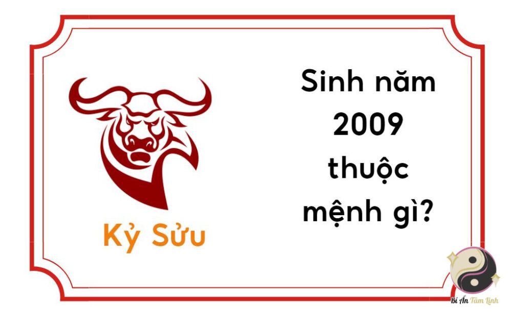 Sinh năm 2009 thuộc mệnh gì